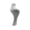Yerli Üretim Zeus Model Süet Kumaş Gri Renk 42 / 22 Cm Takım Kolye Sergileme Mankeni
