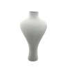 Yerli Üretim Zeus Model Süet Kumaş Gri Renk 42 / 22 Cm Takım Kolye Sergileme Mankeni