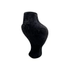 Yerli Üretim Zeus Model Süet Kumaş Siyah Renk 29/ 22 Cm Takım Kolye Sergileme Mankeni