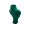 Yerli Üretim Zeus Model Süet Kumaş Yeşil Renk 29/ 22 Cm Takım Kolye Sergileme Mankeni