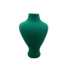 Yerli Üretim Zeus Model Süet Kumaş Yeşil Renk 29/ 22 Cm Takım Kolye Sergileme Mankeni