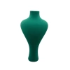 Yerli Üretim Zeus Model Süet Kumaş Yeşil Renk 42 / 22 Cm Takım Kolye Sergileme Mankeni
