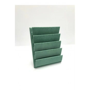 Süet Kumaş 20/16 Cm Yeşil Renk Ayaklı Küpe Standı