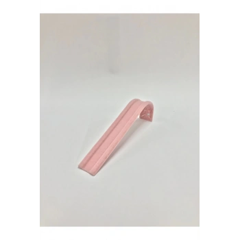 Metal Saç Süet Kumaş Pembe Renk Bileklik-saat Sergileme Standı