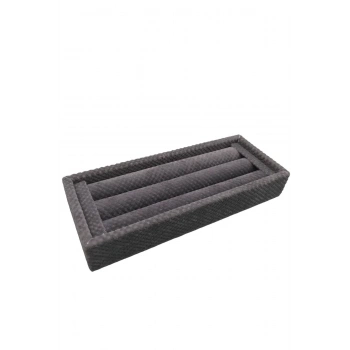 Süet Kumaş Füme Renk 18 / 7 Cm Sosis Yüzük Standı