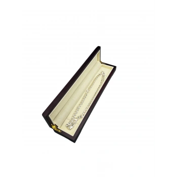 Ahşap Kahve Renk  37x7 Cm  Bileklik/Tespih Kutusu