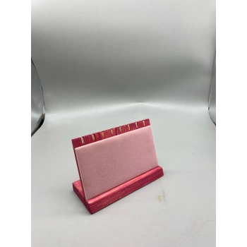 Ahşap El Boyaması Çift Renk18x13 Cm Çoklu Bileklik Standı