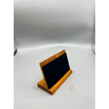 Ahşap El Boyaması Çift Renk18x13 Cm Çoklu Bileklik Standı