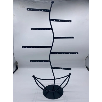 İthal Metal Siyah Renk 46x28 Cm Küpe Standı