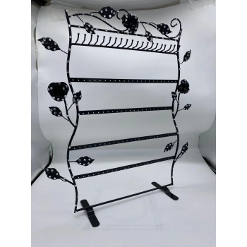 İthal Metal  Siyah Renk 50x42  Cm Kolye Küpe Standı