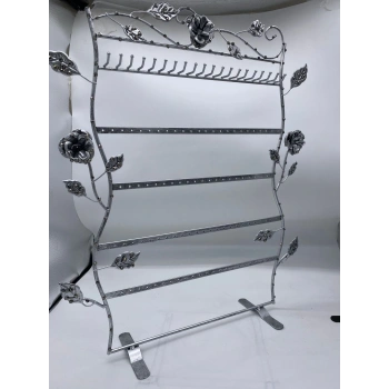 İthal Metal  Gri Renk 50x42  Cm Kolye Küpe Standı