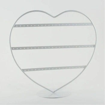 İthal Metal Beyaz Renk 32x27Cm Küpe Standı