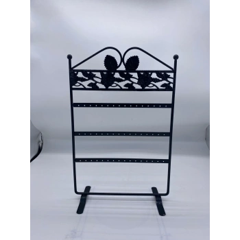 İthal Metal Siyah Renk 34x21Cm Küpe Standı