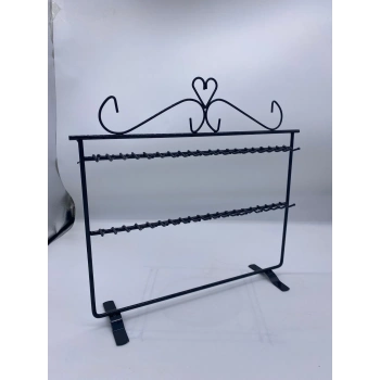 İthal Metal Siyah Renk 32x30 Cm Bileklik Standı