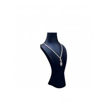 Adonis Model İmera Deri Kumaş Füme Renk Boy 28 Kolye Takı Sergileme Mankeni