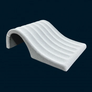 Süet Kumaş Gri Renk 16/11,5 Cm Bileklik Künye Standi