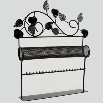 İthal Metal Siyah Renk 35x41 Cm Kolye Küpe Standı