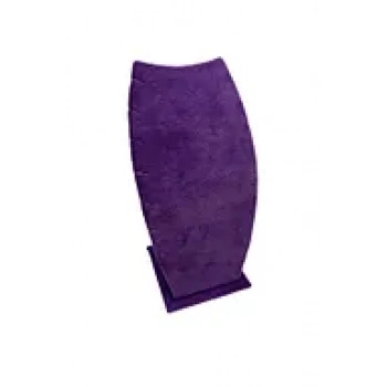 Süet Kumaş Mor Renk 25/12 Cm Kolye -zincir Ayaklı Stand