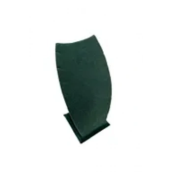 Dubai Model Süet Kumaş Yeşil Renk 18/9 cm Kolye - Zincir Ayaklı Stand