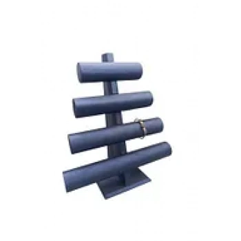 Lüx İmera Deri Kumaş Lacivert Renk Boy 38 cm En 33 cm 4lü T Model Bilezik Sergileme