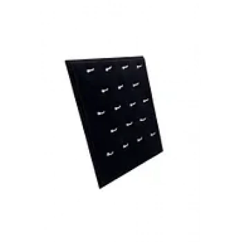 Süet Kumaş Lacivert Renk 20/16 Cm Ayaklı Kolye Sergileme Standı