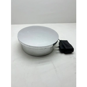 360 Derece Adaptörlü 18/6 cm Gümüş Renk Vitrin Standı