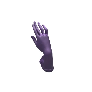 Polyester Malzeme Mor Renk 22 / 8,5 cm Takı Sergileme El Mankeni