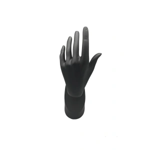 Polyester Malzeme Siyah Renk 30 / 12 cm Takı Sergileme El Mankeni