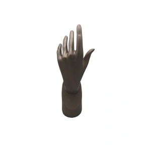 Polyester Malzeme Kahve Renk 30 / 12 cm Takı Sergileme El Mankeni