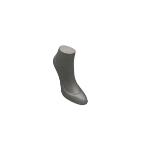 Polyester Malzeme Gri Renk 16 cm Takı Sergileme Ayak Mankeni