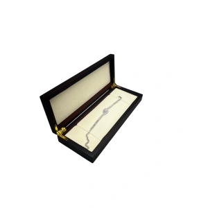 Ahşap Çift Renk 25x9 Cm Tespih Bileklik Kutusu