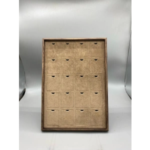 Ahşap El Boyama 24x34 Cm Pedli Kolye Tablası