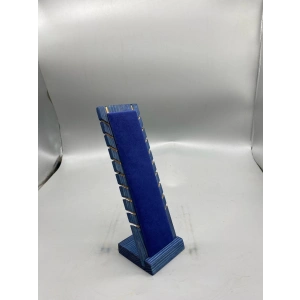 Ahşap El Boyaması Çift Renk 24x8 Cm Çoklu Bileklik Standı