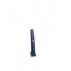 İmera Deri Kumaş Lacivert Renk 22x5 Cm  Dik Bileklik/Kolye Standı