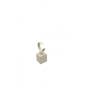 Sardunya Kumaş Krem Renk 5x14 Cm  Tekli  Kare Kelepçe