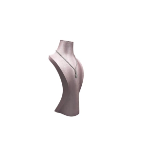 Adonis Model İmera Deri Kumaş Pembe  Renk Boy 38 Cm  Kolye Takı Sergileme Mankeni