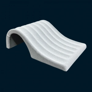 Süet Kumaş Gri Renk 16/11,5 Cm Bileklik Künye Standi