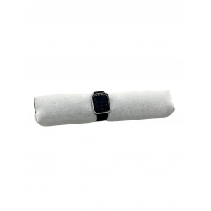 Süet Kumaş Gri Renk 30 Cm Rulo Takı Yastığı