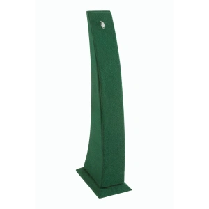 Süet Kumaş Yeşil Renk 22/6,5 Cm Ayaklı Kancalı Zincir Bileklik Sergileme Standı