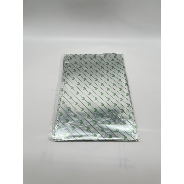 Desenli Metalize Jelatin Poşet 17x21cm 1 Paket 100LÜ