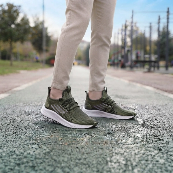 DOKA DOXER Triko Ortopedik Sneakers Günlük Ayakkabı 330135 Haki