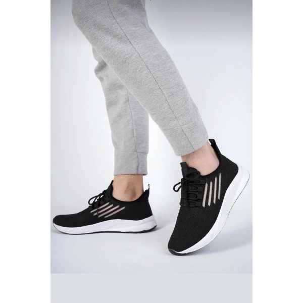 DOKA DOXER Triko Ortopedik Sneakers Günlük Ayakkabı 330135 Siyah