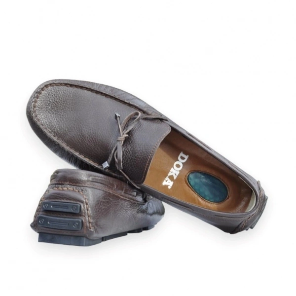 Doka Hakiki Deri Loafer 570357 Kahve