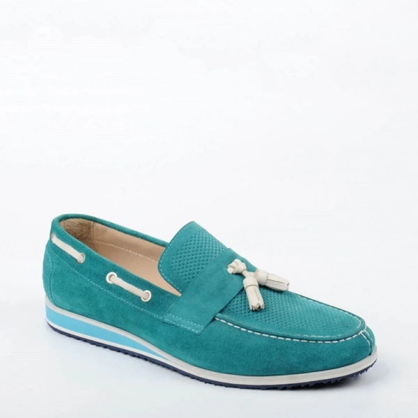 Doka Loafer 183295 Süet Turkuaz