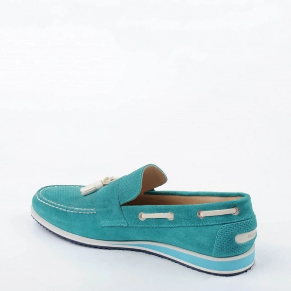 Doka Loafer 183295 Süet Turkuaz