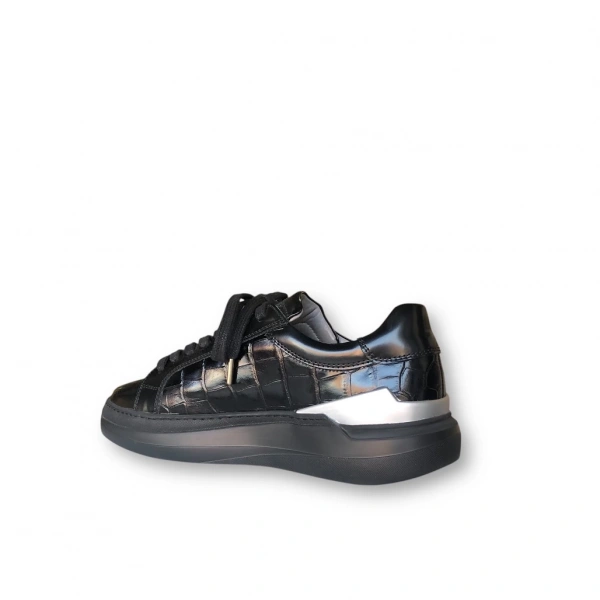 Doka Sneakers 1123102 Croco Baskı Siyah