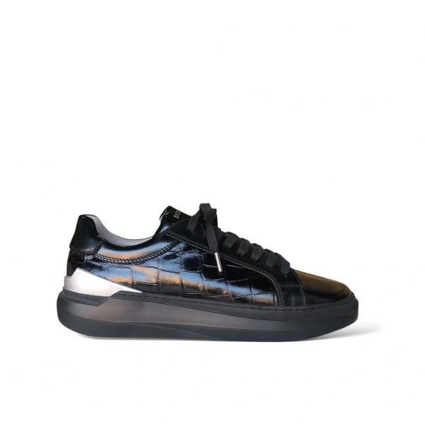 Doka Sneakers 1123102 Croco Baskı Siyah