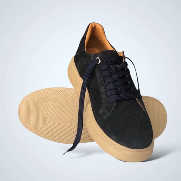 Doka Sneakers 247137 Suet Lacivert