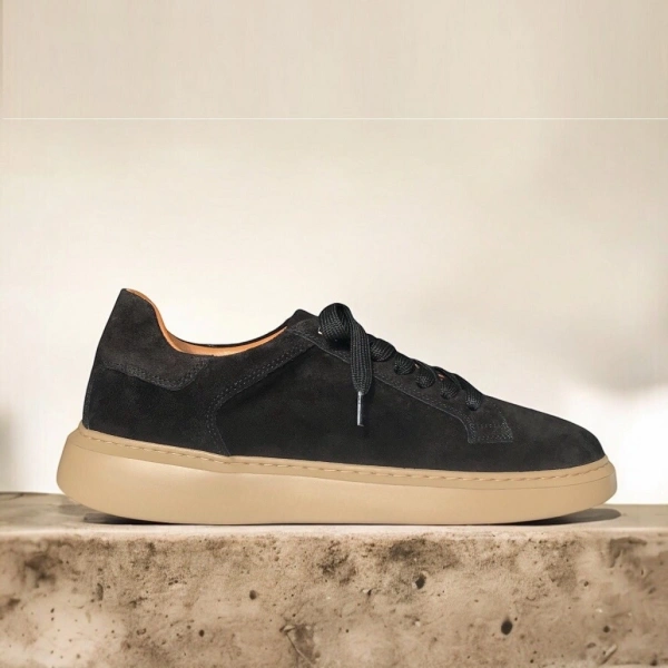 Doka Sneakers 247137 Suet Siyah