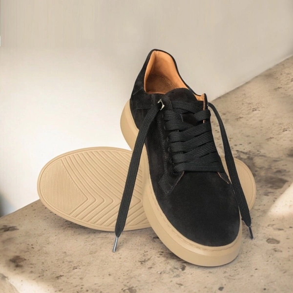 Doka Sneakers 247137 Suet Siyah